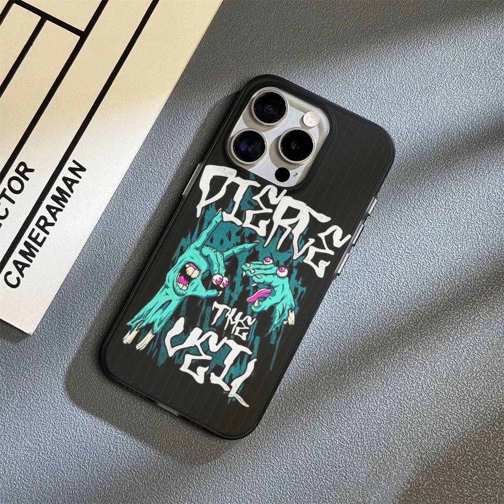P-Pierce The Veil Band Handyhülle Für iPhone 17 16 15 14 Plus 11 12 13 Pro Max Stoßfester Schutz Weiche Rückabdeckung