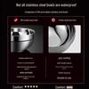 Yujia 304 Stainless Steel Double-Layer Anti-Scald Bowl