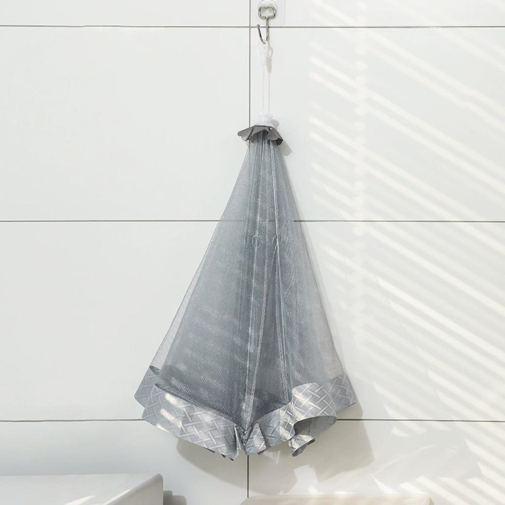 Collapsible Umbrella Table Cover Portable Mosquito Dust Proof Cover for Home Camping Restaurant Furniture Breathable Table Cover