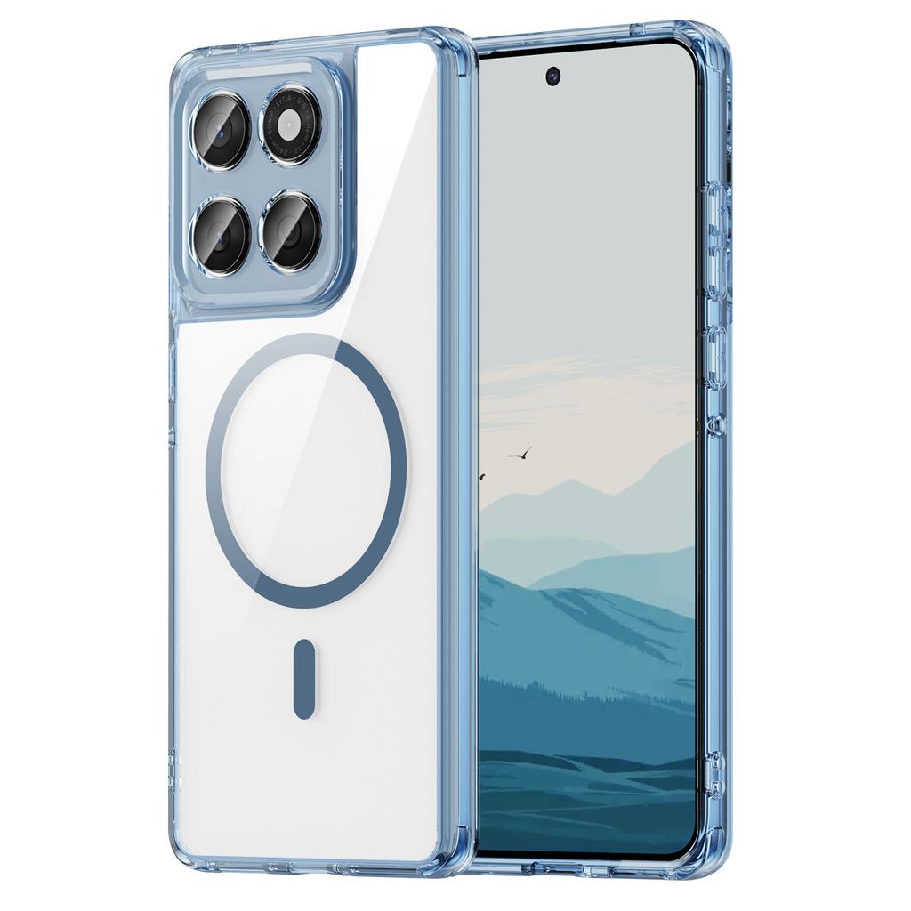 For For Motorola Moto Edge 60 Fusion/Edge 60/Edge 60S Phone Case, Magnetic Shockproof Transparent Cover