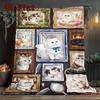 Cat Portraits 2D Flat Pattern Flannel Blanket, High Quality All Seasons, Home Decor, Warmth and Comfort, Perfect for Christmas Gifts.