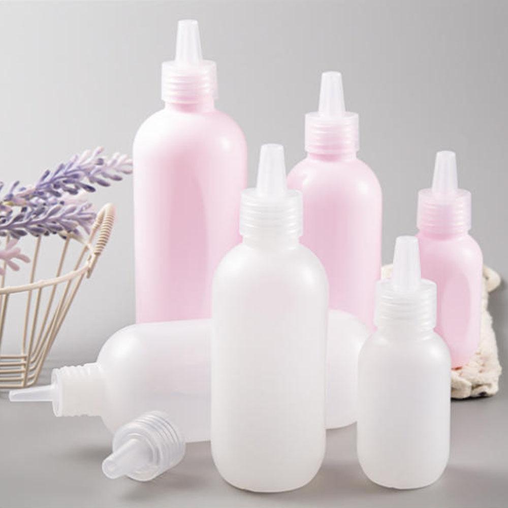 60/150/250ml PP Precision Tip Squeeze Dispensing Bottle with Leak-Proof Twist Cap Durable Plastic Containers Refillable Bottles