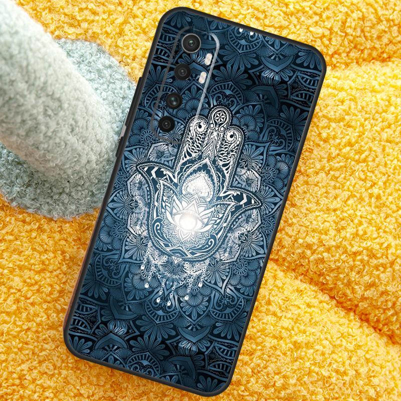 Hamsa Hand of Fatima Case For POCO X3 X4 X5 F5 Pro M5s C40 F4 GT F3 Cover For Xiaomi 12T 11T Pro 12 13 Lite 12X