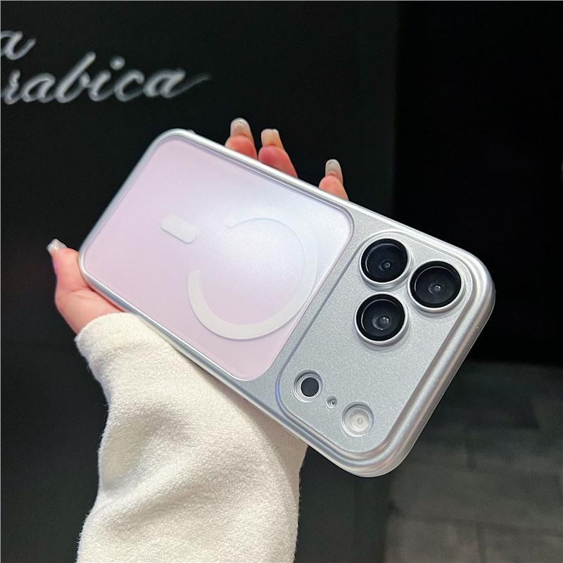 2-in-1 magnetic attraction is suitable for Apple 17promax mobile phone case electroplating colorful Apple 16 anti-drop 15 protective hard case