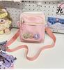 2025 autumn new transparent messenger bag casual simple student fashion pain bag bag personalized mobile phone bag