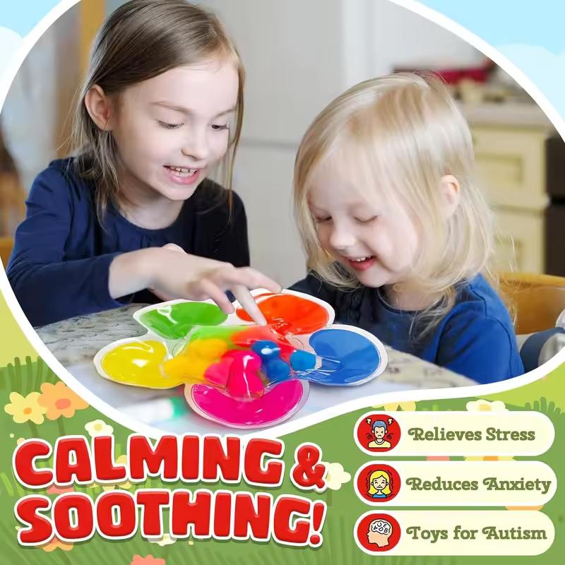 Color Sorting Sensory Toys Fine Motor Skills Game For Toddlers Matching Preschool Learn Activities Educational Toy Kid Friendly Entertaining Fun Play