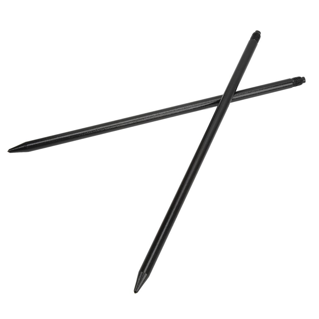 2pcs Outdoor Camping Light Stand Nail 5mm Thread Interface Detachable Ground Lantern Nail