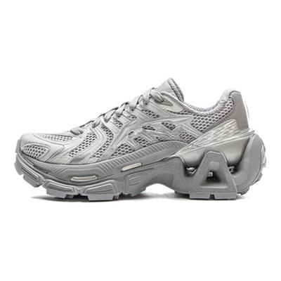 Li Ning Liejun Ace 3.0 Retro Moda Amortyzujące Oddychające Trwałe Niskie Buty Lifestyle Casualowe Unisex Srebrny AZGV151-2