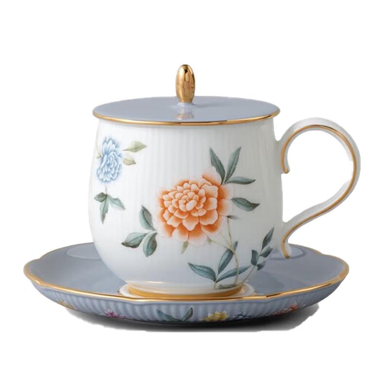 Yongfengyuan Moonlight Time Ceramic Tea Cup with Lid