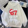 Six Seven 67 Graphic Christmas Hoodie New Year Sweatshirt Holiday Party Outfit Pullover Tracksuits Unisex Hooded Sweatshirt