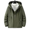 Men's Plus Size Loose Cotton Windbreaker Jacket for Autumn and Winter - Outdoor Special Body Cotton-Padded Jacket
