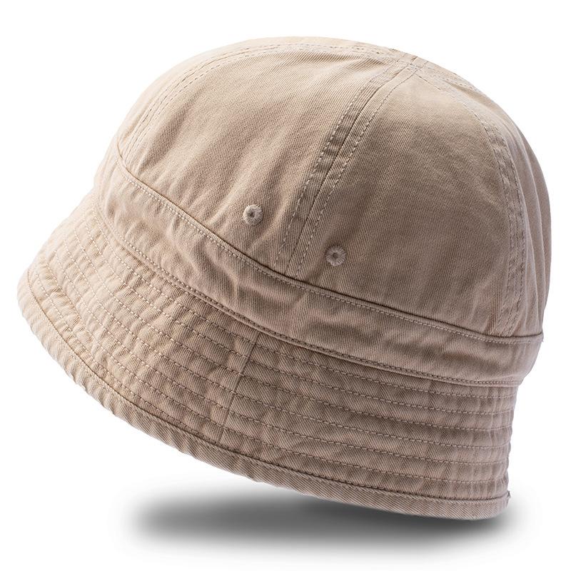 Washed Cotton Short Brim Bucket Hat Unisex Packable Summer Sun Cap for Fishing Hiking Outdoor Travel Beach Protection