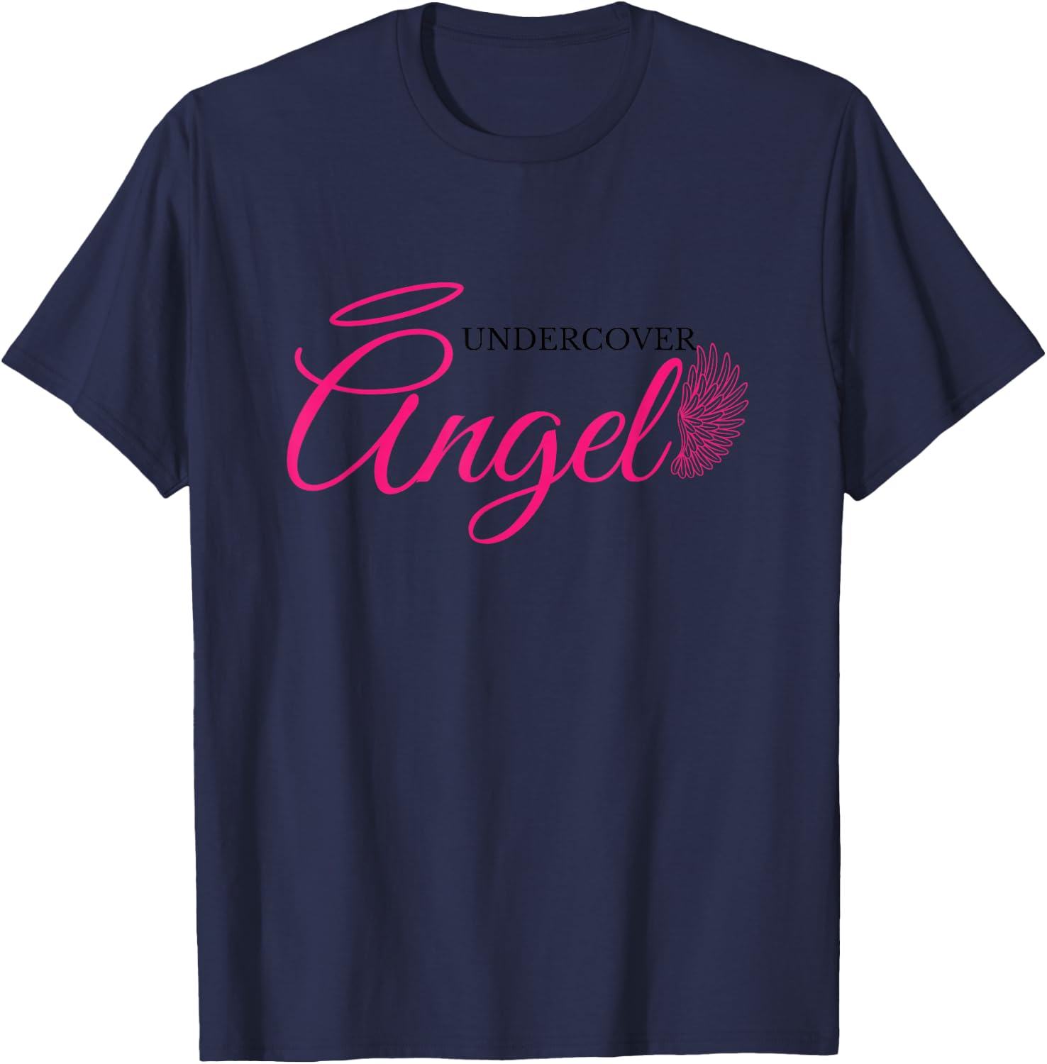UAB KIDKIS Undercover Angel Wings God Awesome Funny Gift T-Shirt Unisex T-Shirt XXXL
