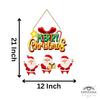 Decorative Christmas Wall Hanging Wooden Art Decoration Item for Home | Office | Living Room | Bedroom