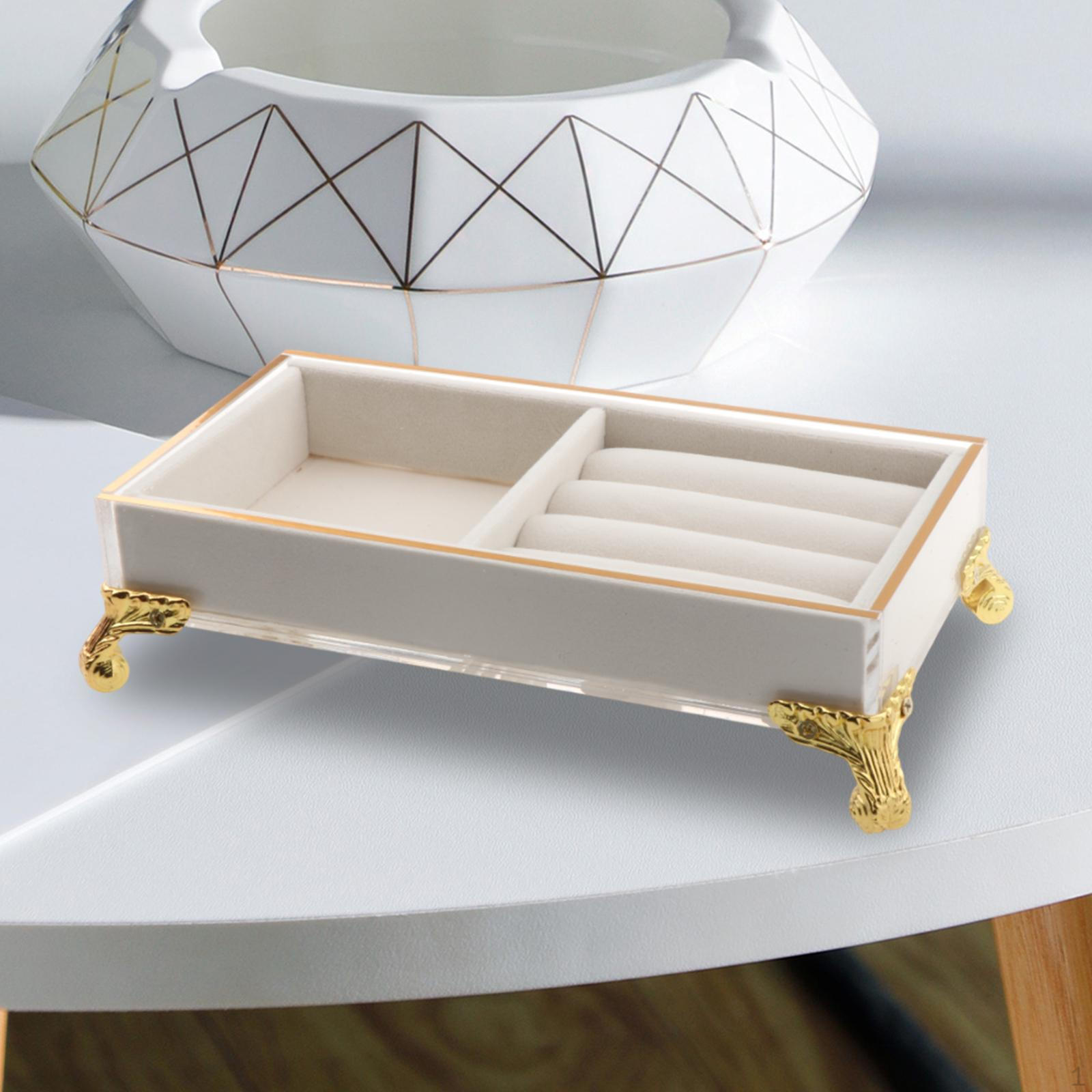 

Держатель для колец, органайзер для ювелирных изделий, небольшой элегантный поднос для хранения, подставка для домашнего стола