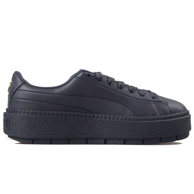 Puma Platform Trace Premium Low Top Sneakers Women Sneakers Diving-Blue 369927-02