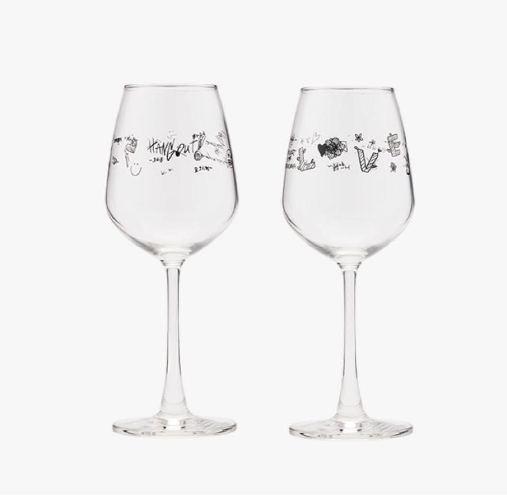 [USED] Treasure 4th Anniversary Wine Glass