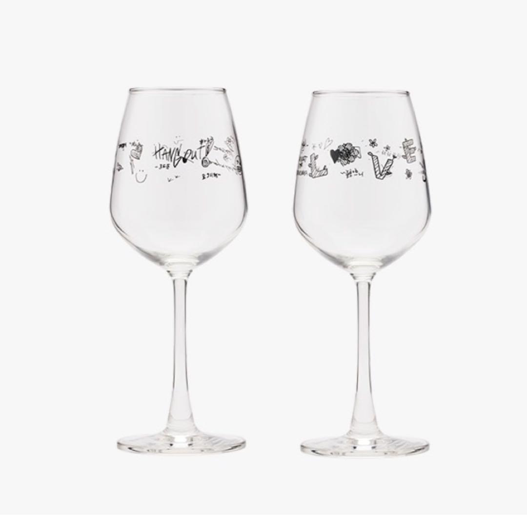 

[USED] Treasure 4th Anniversary Wine Glass
