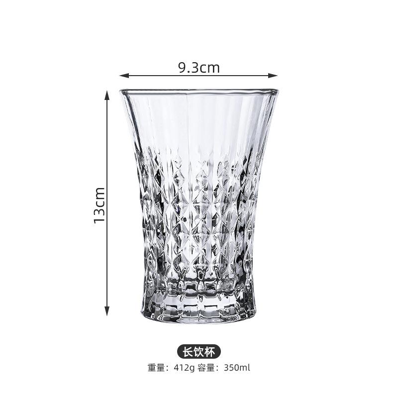 Retro Goblet Red Wine Glass Cup Kitchen Tools Water Grap Champagne Glasses Bordeaux Burgundy Wedding Square Party Gift