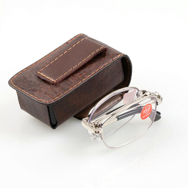 Folding Dual-Focus Anti-Blue Light Reading Glasses for Men & Women 
