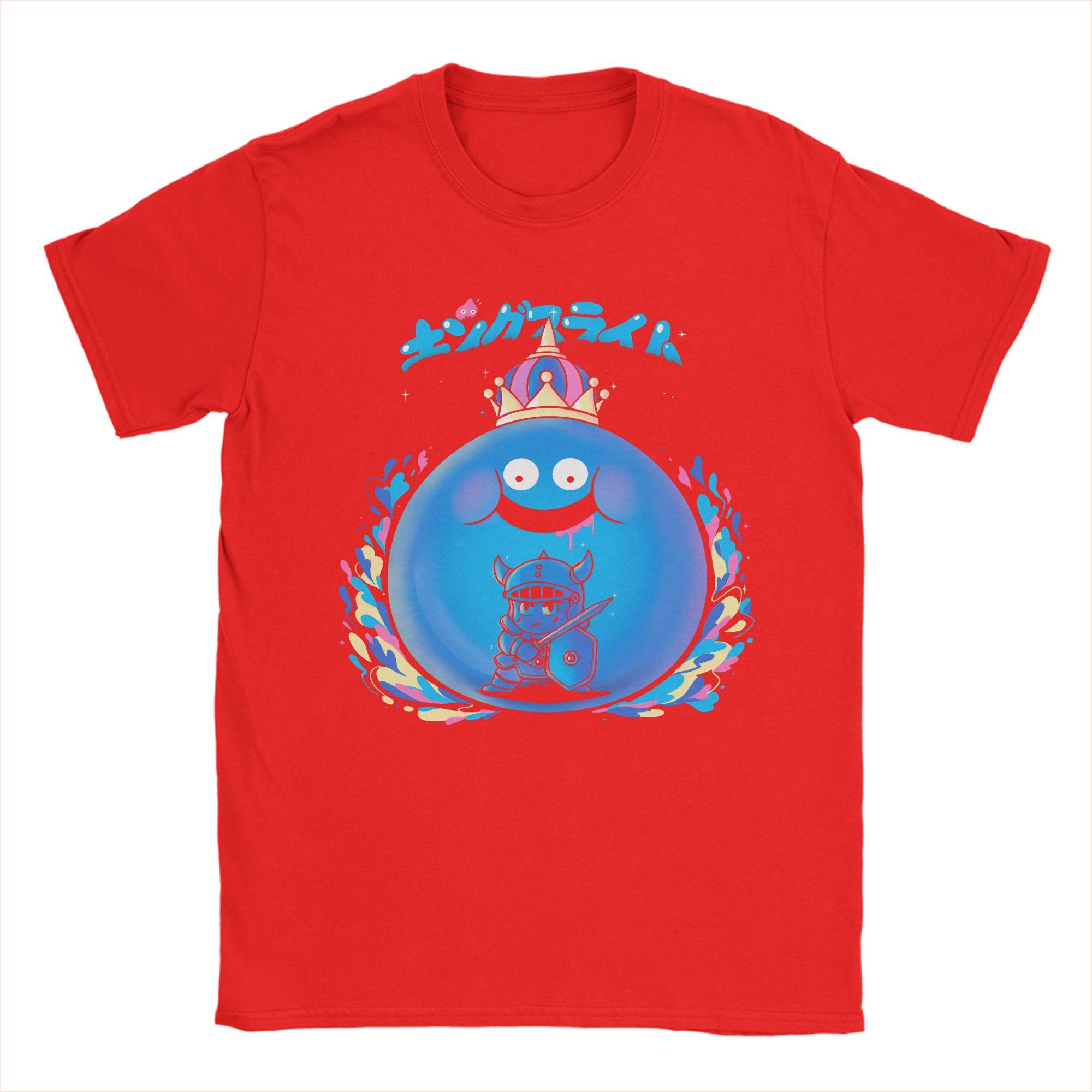 

The Great King Anime Game Dragon Quest T Shirts Unisexs Cotton TShirt Round Neck Tees Short Sleeve Clothes Graphic Printed S