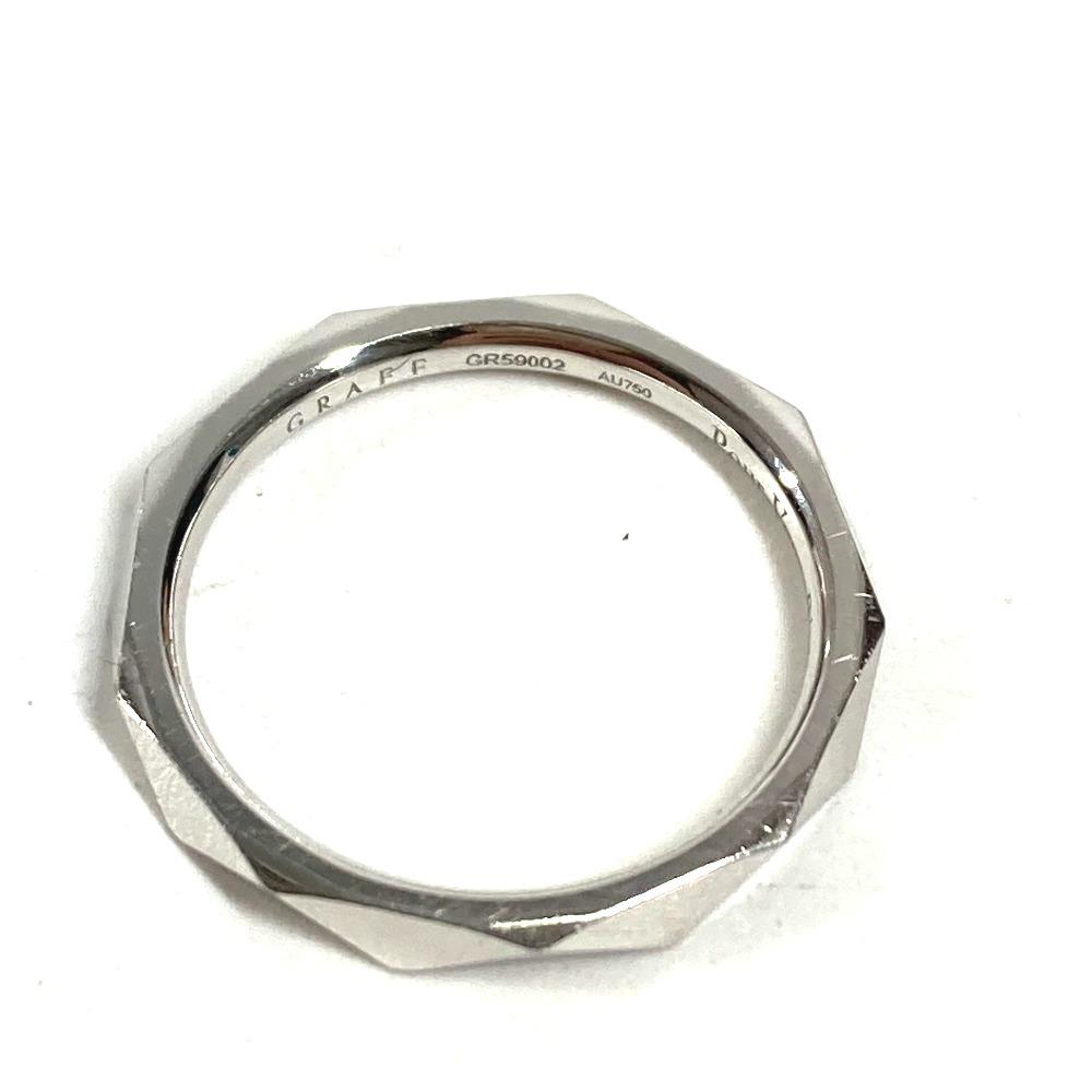 GRAFF K18 18K Gold Graff Laurence Signature Band Ring Jewelry Band Ring