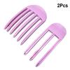 New Hair Care Roots Natural Fluffy Hair Clip No Heat Plastic Hair Curler Twist Styling Diy Tools 3/ 6 Teeth Comb Fluffiness Tool