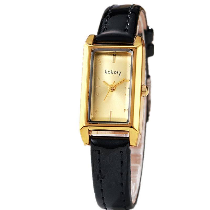 Fashion Quartz Watches for Women Retro Female Luxury Watch Ladies Leather Strap Rectangular Dial Wristwatches Dropshipping Clock