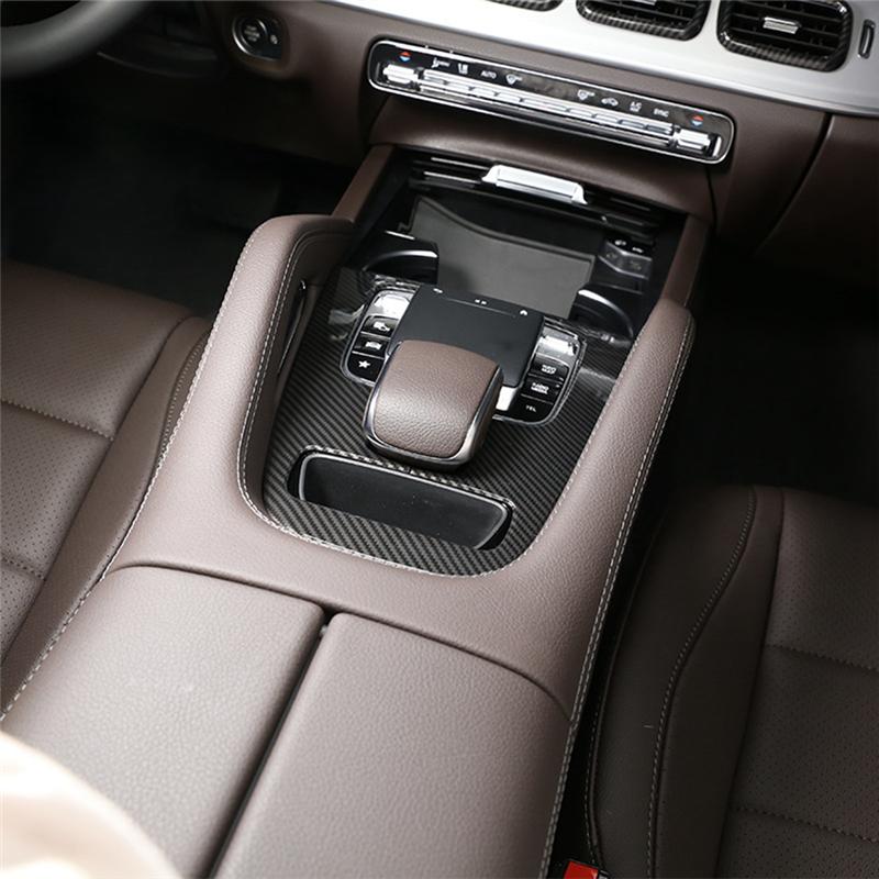 Ac29-Car Gear Shift Panel Trim For Mercedes Benz GLE GLS - Gear Decorative Frame Accessories