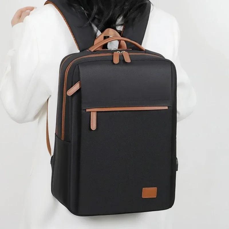 Zaino Business alla Moda per Laptop da 15,6 Pollici Zaino Classico da Uomo Zaino da Viaggio ad Alta Capacità per Donna Zaino per Laptop per Studenti Borsa Scolastica