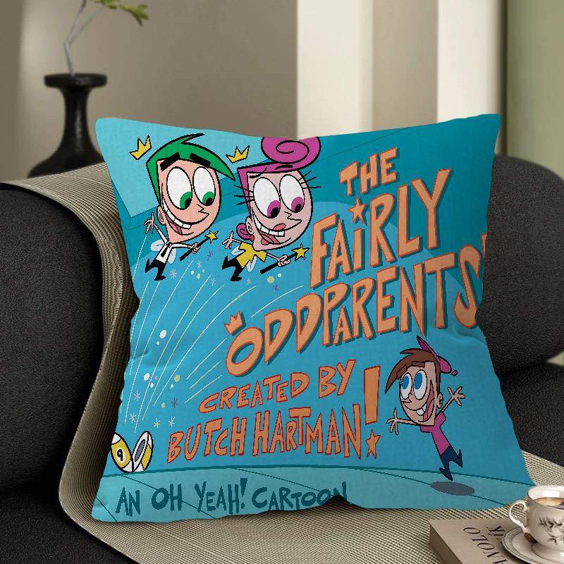 Cartoon The Fairly OddParents Pillow Gift Home Office Decoration Bedroom Sofa Car Cushion Cover Case 45x45