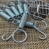10Pcs Multipurpose Spring Animal Cage Latches Lock Spring Rabbit Cage Door Tension Spring with Hook