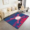 Ковер Erose Bridal Boys Baseball Area Rug 5x7 для подростков и молодежи, Ковер с изображением бейсбольной команды в подарок, Спортивные ковры для спальни, Городской ковер для помещений с тематикой бейсбола