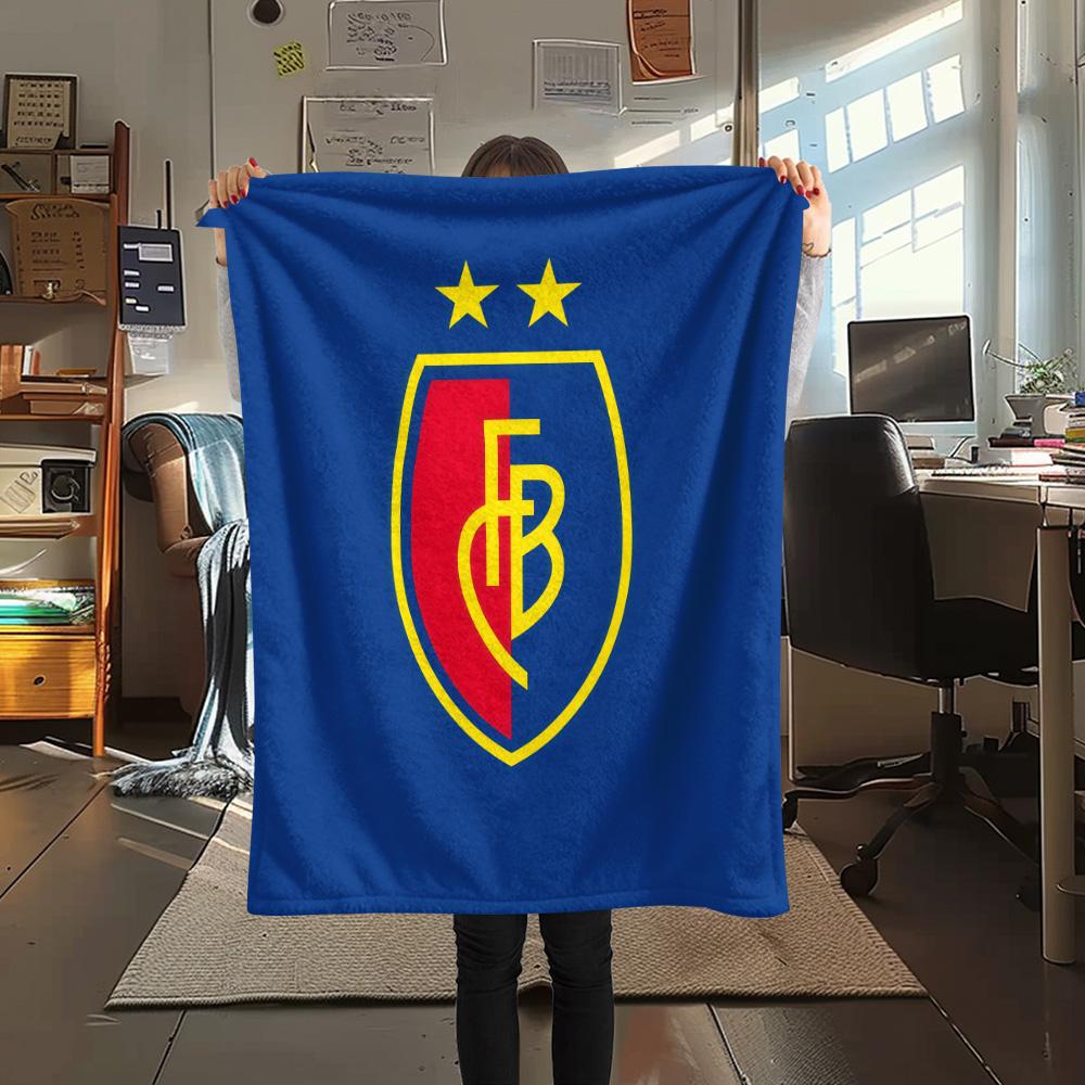 FC Basel  FlAannel Blanket, High Quality Comfortable for All Seasons, Home Decor, Warmth and Comfort