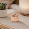 Beech Wood Oil Diffuser Wooden Essential Diffuser Aromatherapy Fireless Fragrance Small Round