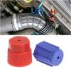 10 Pezzi Tappi di Servizio per Aria Condizionata R134a Protezioni Tappi Porta di Carica Lato Alto e Basso Guarnizioni 13mm & 16mm Manutenzione Auto