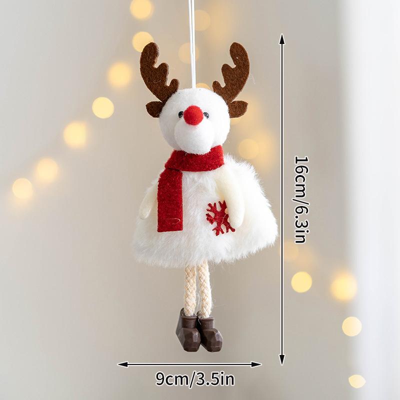 Christmas Doll Ornament Christmas Decoration 2025 Christmas Tree Hanging Pendant New Year Angel Doll Festival Gift for Children