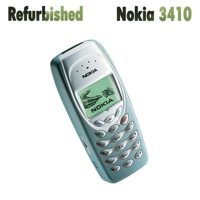 Refurbished Nokia Unlocked Original Nokia 3410 GSM 900 / 1800 Mobile Phone With 1 SIM