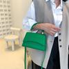Street Style Pu Small Square Bag For Women With Stitch Detailing For Daily Use