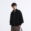 Unisex Retro Stand Collar Zip-Up Jacket Lightweight Casual Outerwear Fall