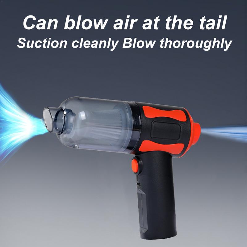 El Tipi Araba Vakum Süpürgesi 20000Pa Araba Taşınabilir Hava Toz Alma Süpürgesi Kompakt Araba Temizleme Aracı Klavyeler İçin Levha Pet