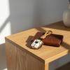 Trendy Leather Car Keychain Cute Puppy Design Backpack Charm Keyring Pendant Gift For Animal Lovers