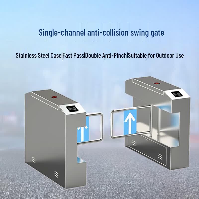 Realand Facial Recognition Swing Barrier Gate Access System CN Plug (adapter Included)