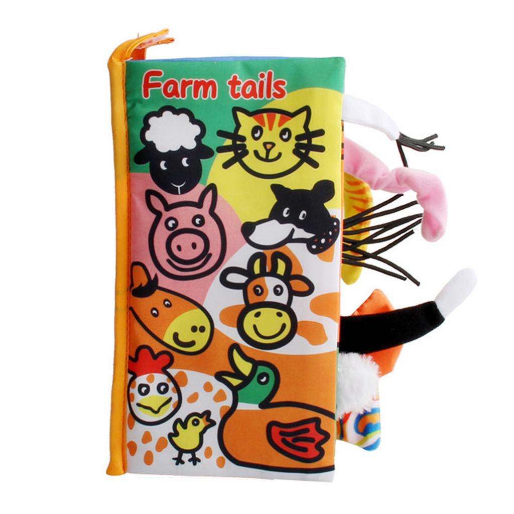 Baby Cloth Books Tear Resistant Cognitive Book Early Education Toys For Toddler