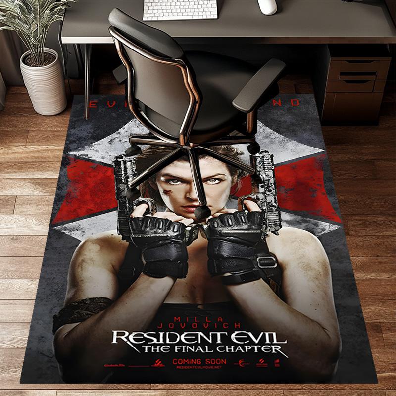 Resident Evil Printed Area Rug Carpet for Bedroom Living Room Home Decor Rugs Mat Non Slip Mat Rug for Bedside