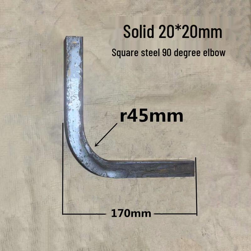 Pozinkovaný 90° kolenový držák pro čtvercovou trubku pro svařování