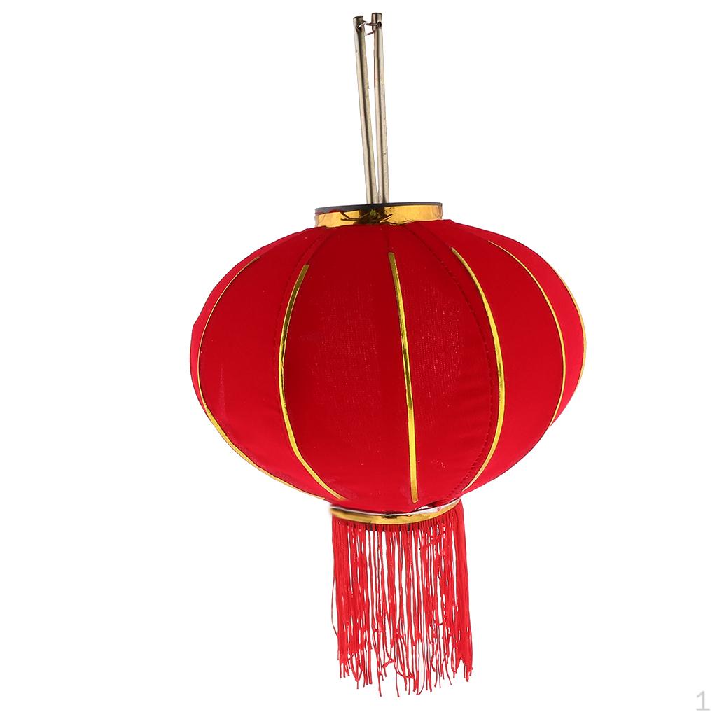 Chinese Flocking Fortune Festive Balcony Gate Hanging Decor