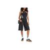 adidas Originals Striped Logo Print Slim Fit Sleeveless Top Women Tops Black JM9258