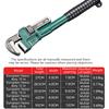 Heavy Duty Carbon Steel Straight Pipe Wrench 10", 12", 14", 18" Pipe Plier Universal Industrial Adjustable Plumbing Hand Wrench