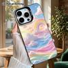 Phone Case: 2D Flat Design Suitable for iPhone 18, 17, 16, 15, 14, 13 Pro, Color Silver Protective Case, Couple Style, Dreamy Scenes, Christmas and Ha
